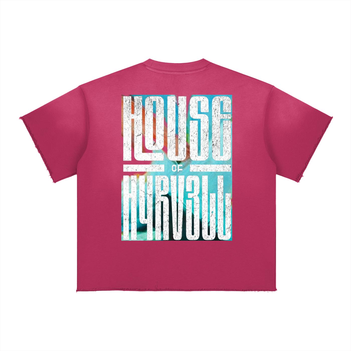 Ticky H4RV3LL Sun Fade Raw Edge T-Shirt