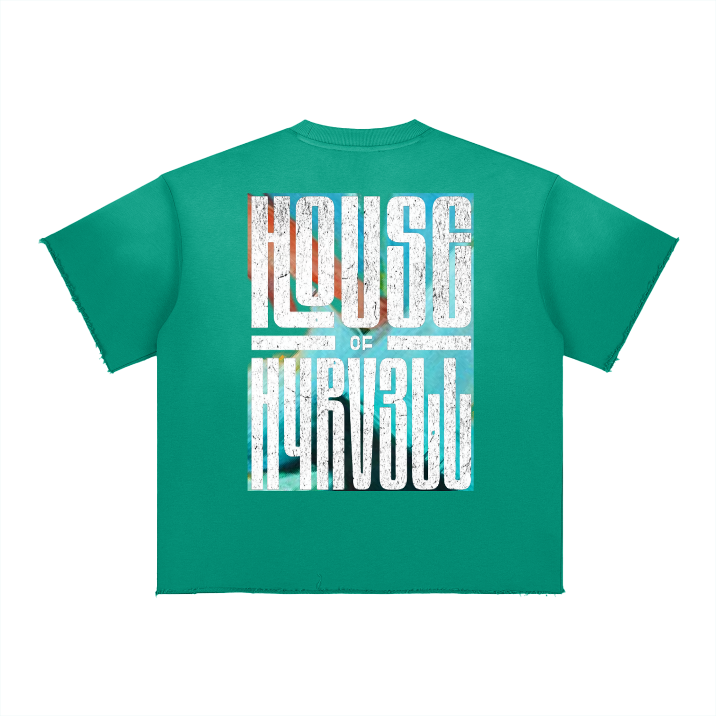 Ticky H4RV3LL Sun Fade Raw Edge T-Shirt