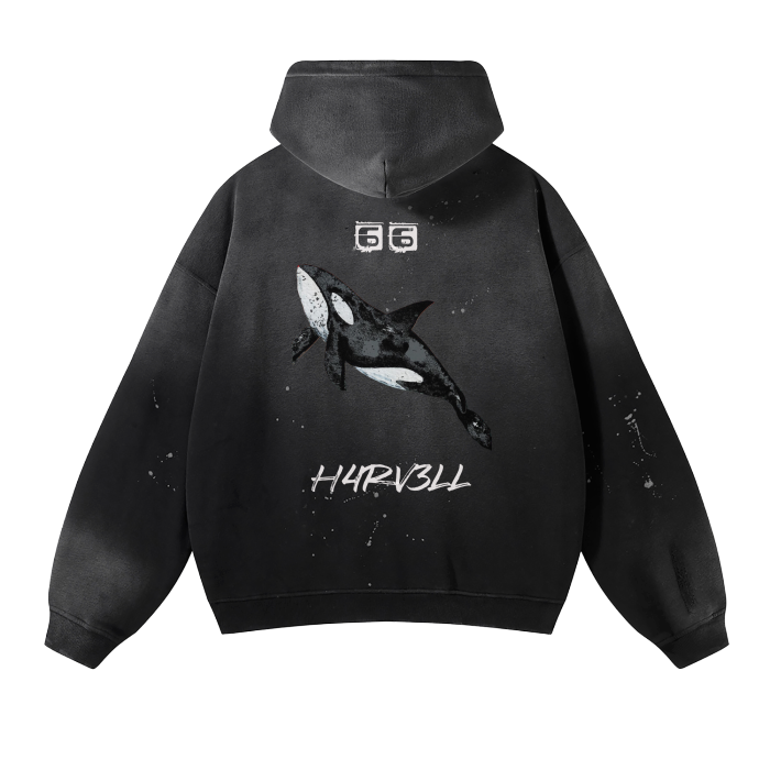 H4RV3LL “For Whales Only” Hoodie