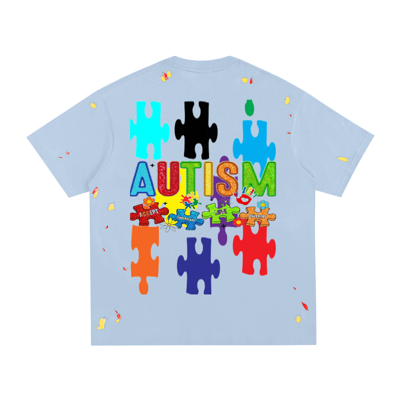 H4RV3LL (AUTISM AWARENESS) We Love You T Shirt