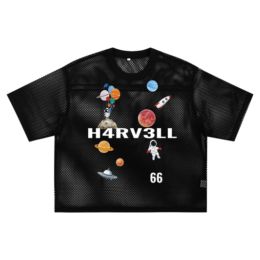 H4RV3LL (UNIVERSE MATTERS) Boxy Net T-shirt