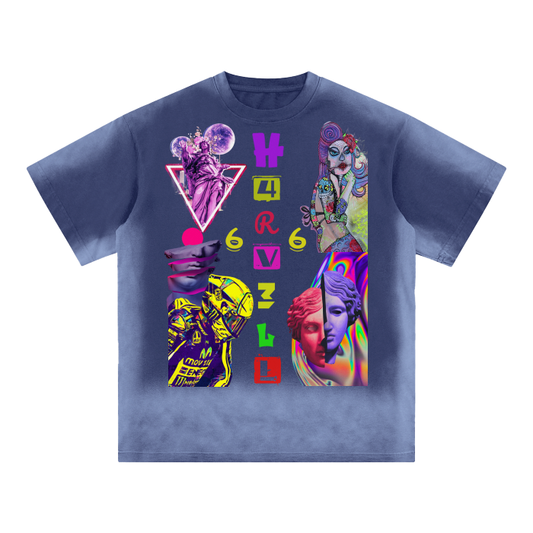 H4RV3LL "FUTURE ABSTRACT" TEE