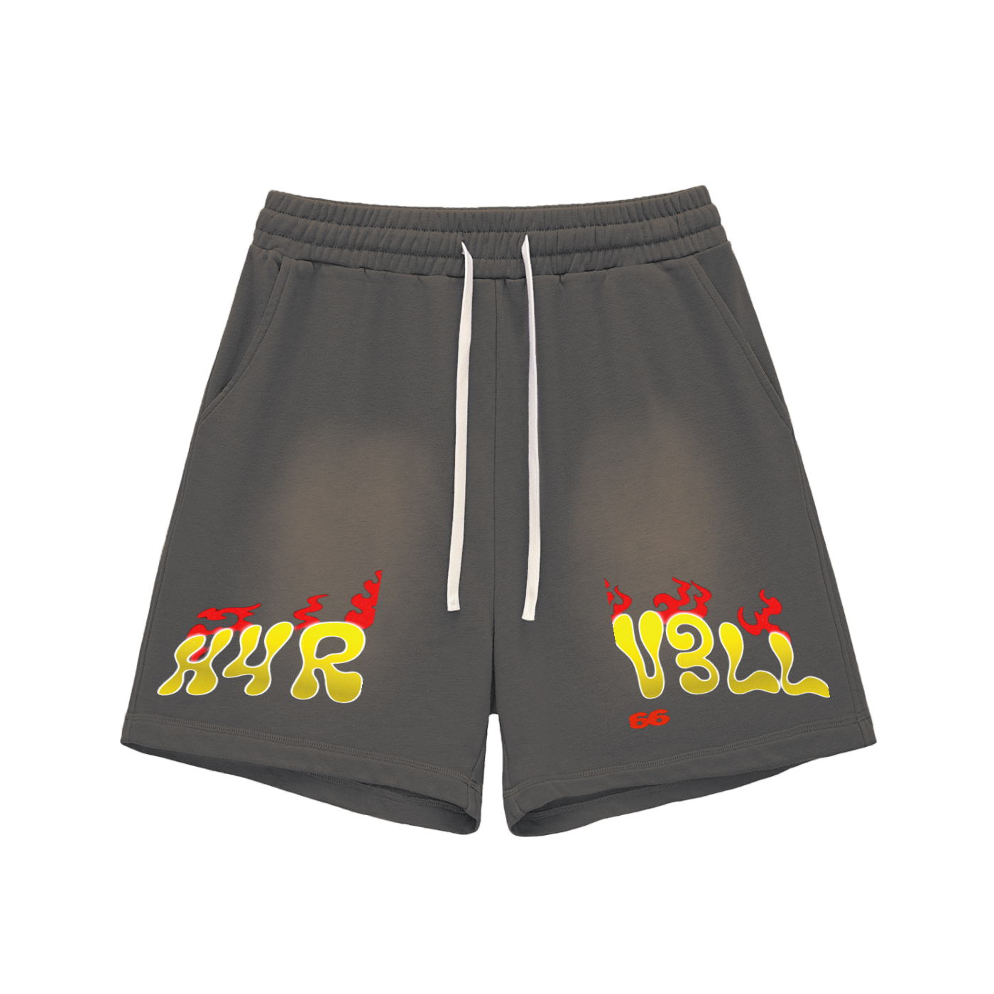 V3LL Raw Edge Cotton Shorts