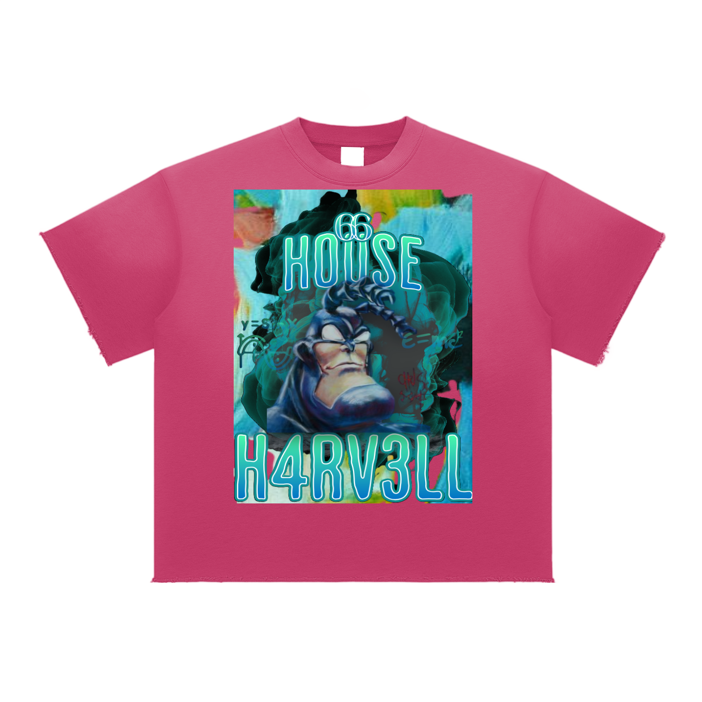 Ticky H4RV3LL Sun Fade Raw Edge T-Shirt