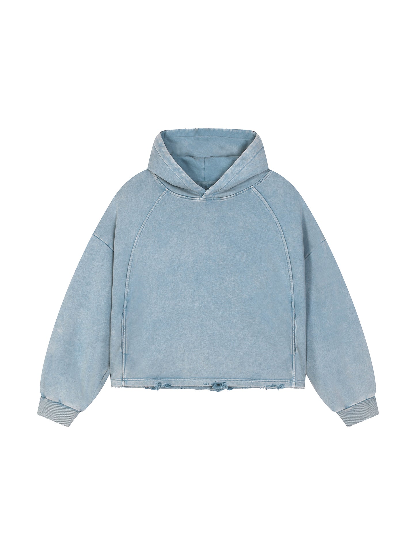 H4RV3LL (Legacy 1st) Vintage Washed Frayed-Hem Hoodie