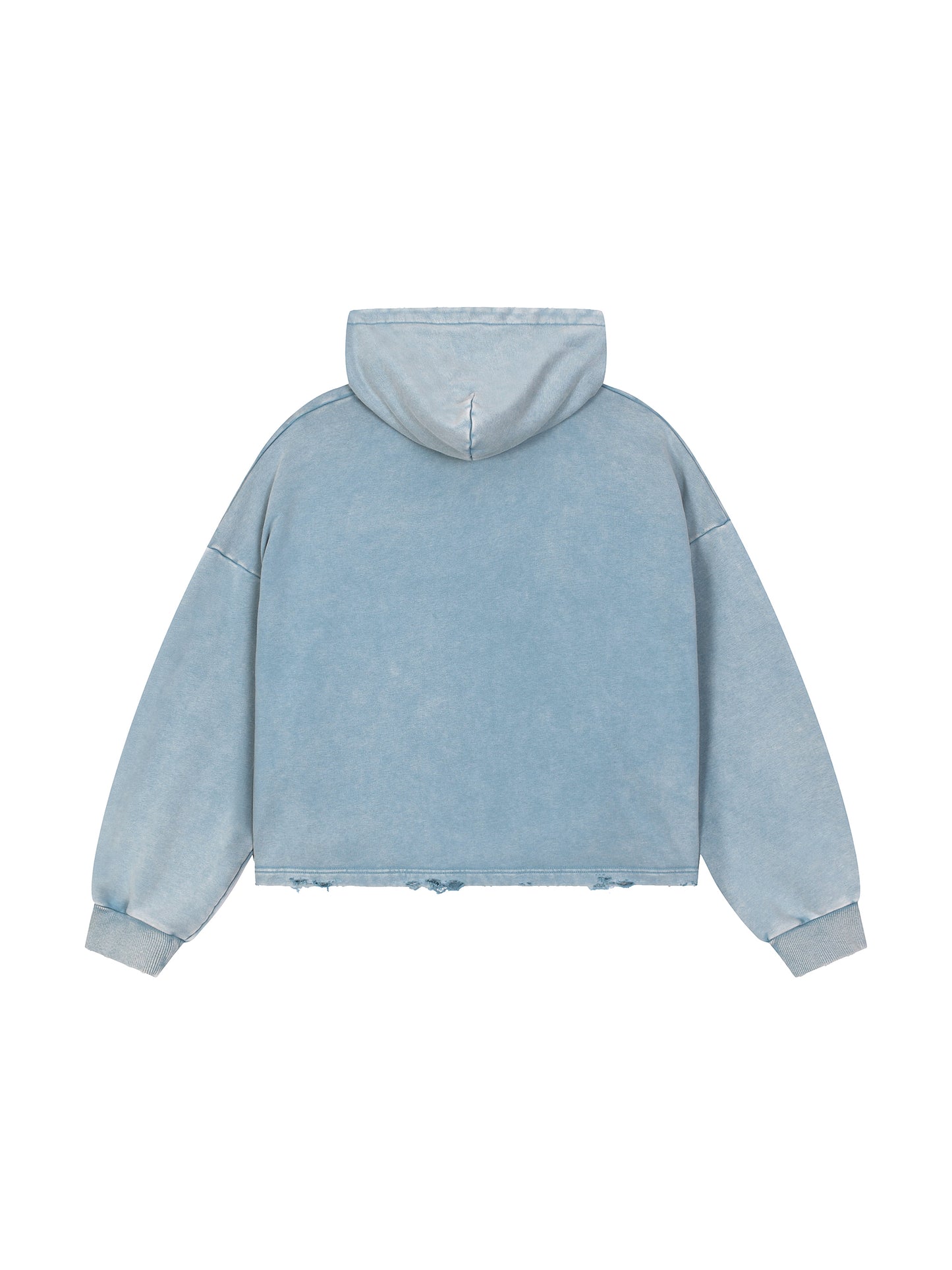 H4RV3LL (Legacy 1st) Vintage Washed Frayed-Hem Hoodie