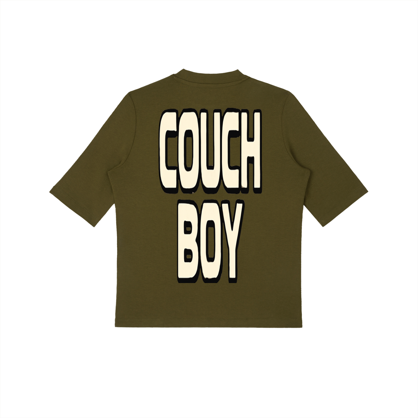 Couch Boy Essential Mock Neck Short Sleeve T-Shirt