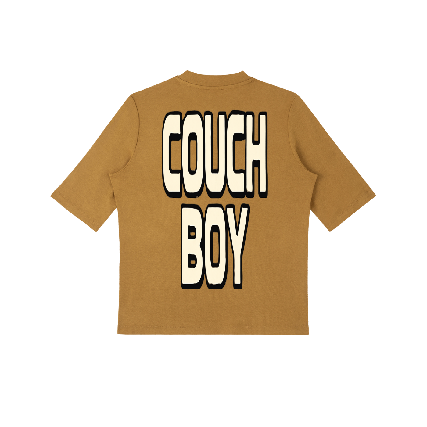 Couch Boy Essential Mock Neck Short Sleeve T-Shirt