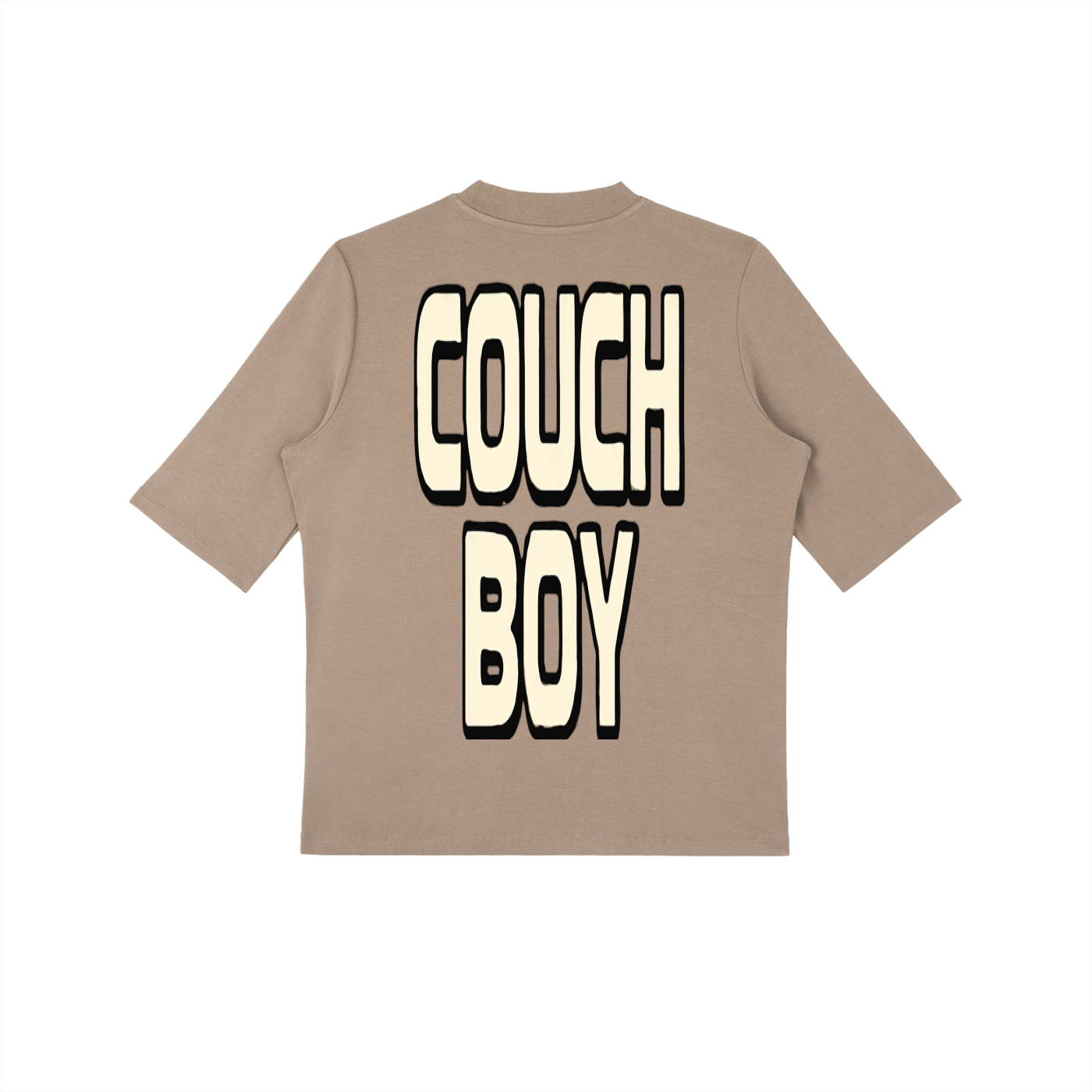 Couch Boy Essential Mock Neck Short Sleeve T-Shirt