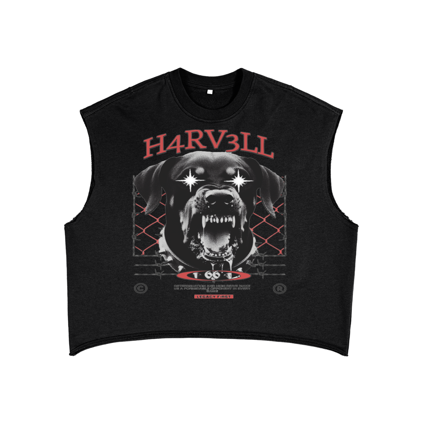 H4RV3LL Terry Boxy Tank Top