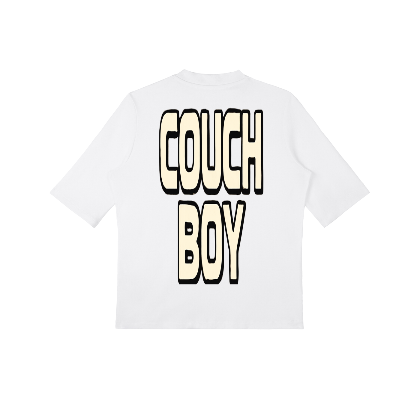Couch Boy Essential Mock Neck Short Sleeve T-Shirt