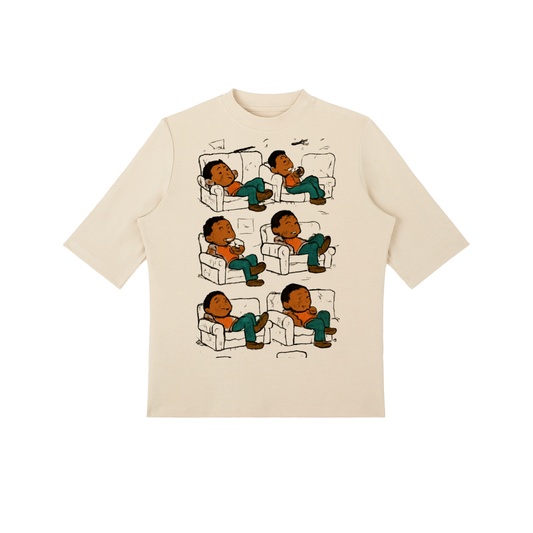 Couch Boy Essential Mock Neck Short Sleeve T-Shirt