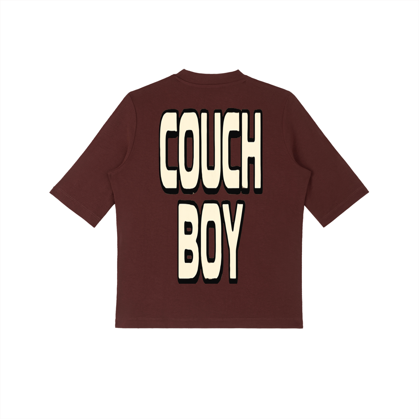 Couch Boy Essential Mock Neck Short Sleeve T-Shirt