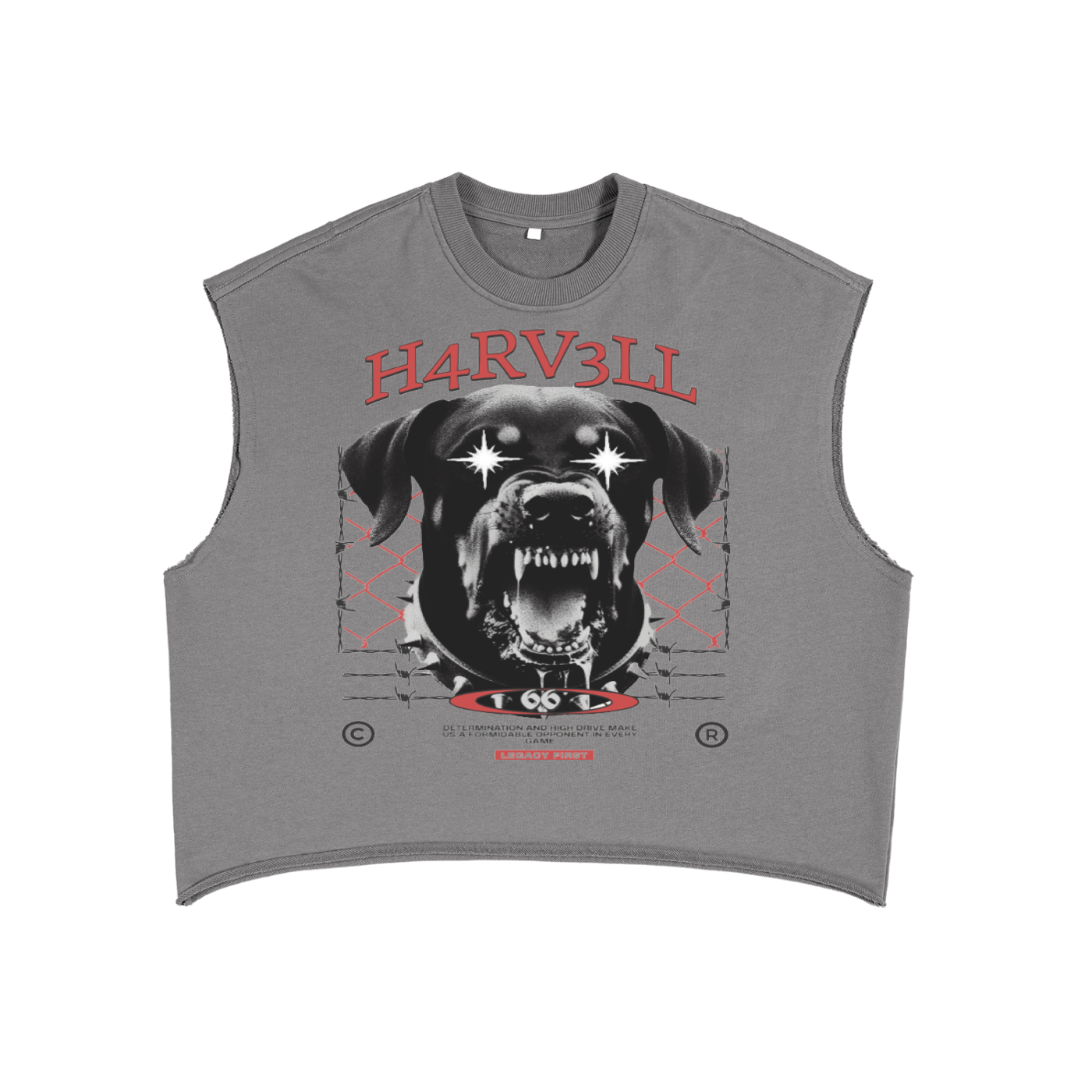 H4RV3LL Terry Boxy Tank Top