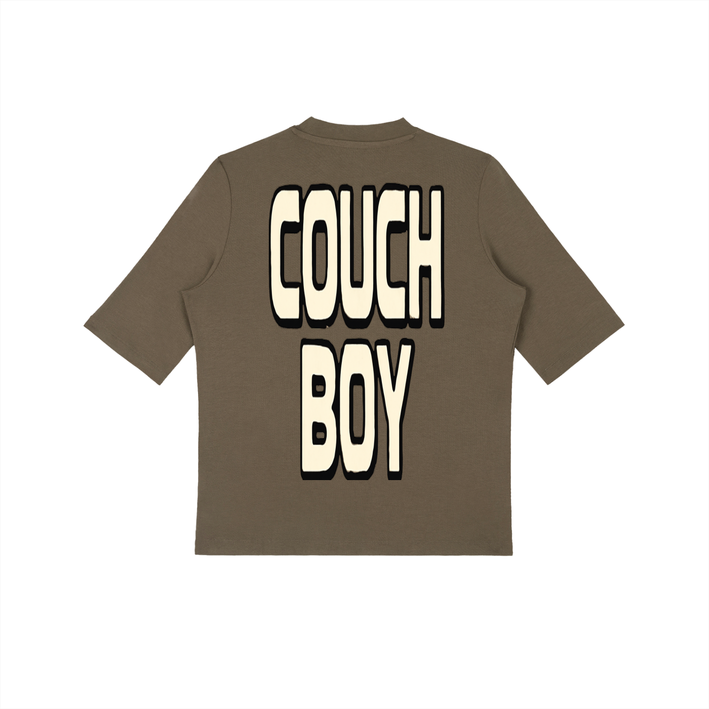 Couch Boy Essential Mock Neck Short Sleeve T-Shirt