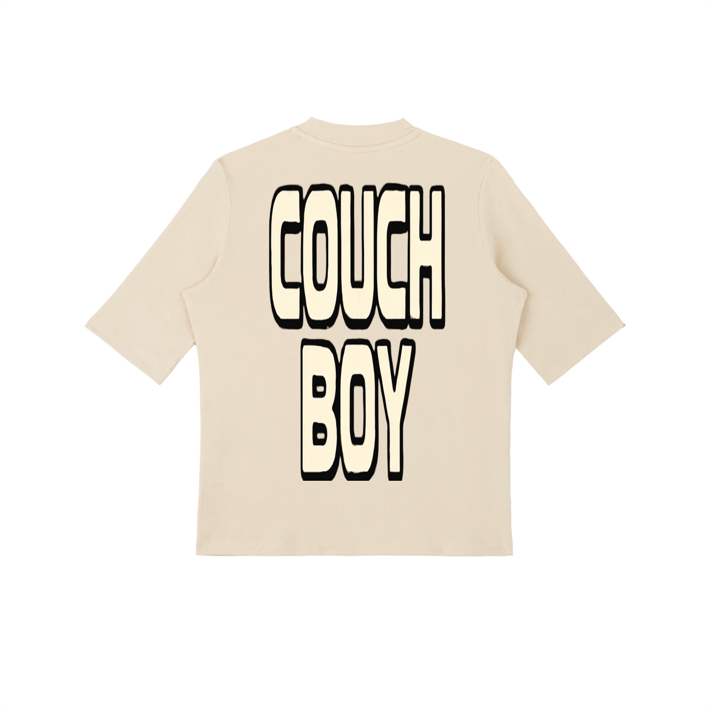 Couch Boy Essential Mock Neck Short Sleeve T-Shirt
